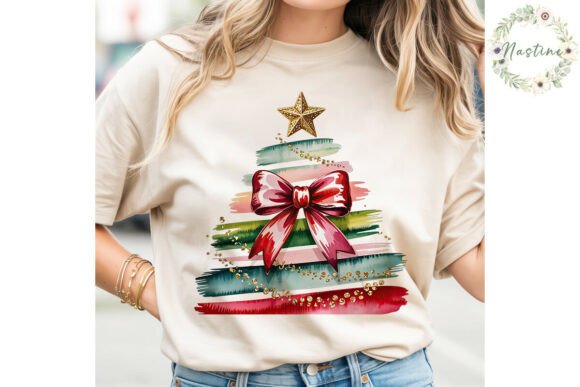 Abstract Christmas Tree PNG Clipart for Festive Branding and Local Business Design