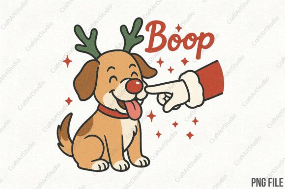 Christmas Boop Dachshund PNG Review