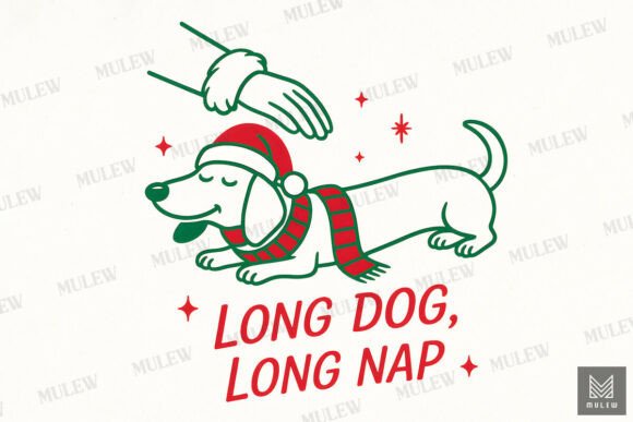 Funny Christmas Daschund Dog Sublimation Illustrations Review