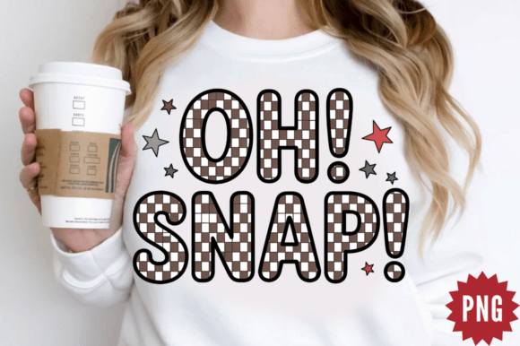 Funny Christmas Oh Snap PNG Design: A Designer’s Take on Illustrations
