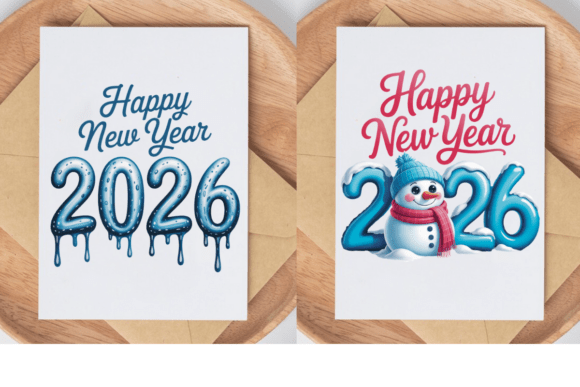 Holiday Illustrations: Happy New Year 2026 Christmas Clipart, N Review