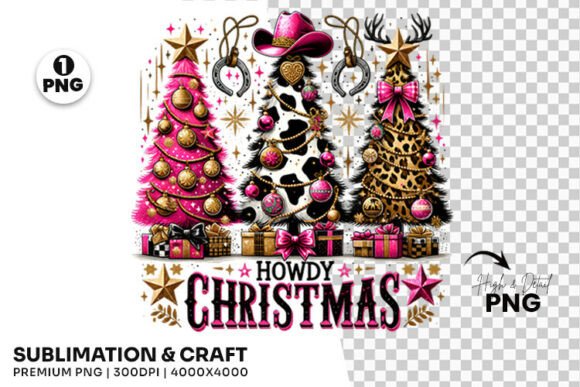 Howdy Cowgirl Christmas Sublimation PNG Review