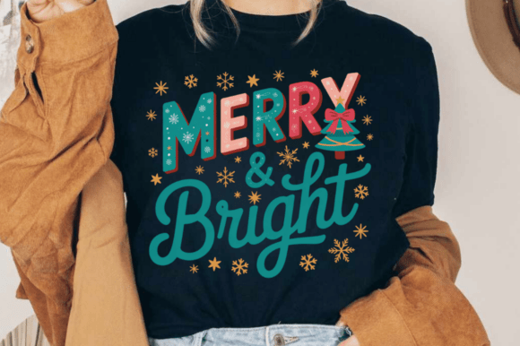 Merry and Bright PNG, Christmas Tree PNG
