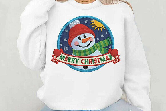 Merry Christmas Png, Faux Yarn Snowman Illustrations Review