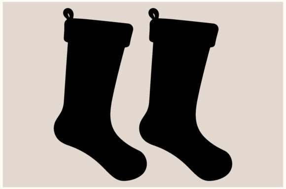 Reviewing Christmas Stockings Silhouette Vector for Embroidery